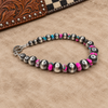 7.5" Cotton Candy Rondell T-Clasp Bracelet