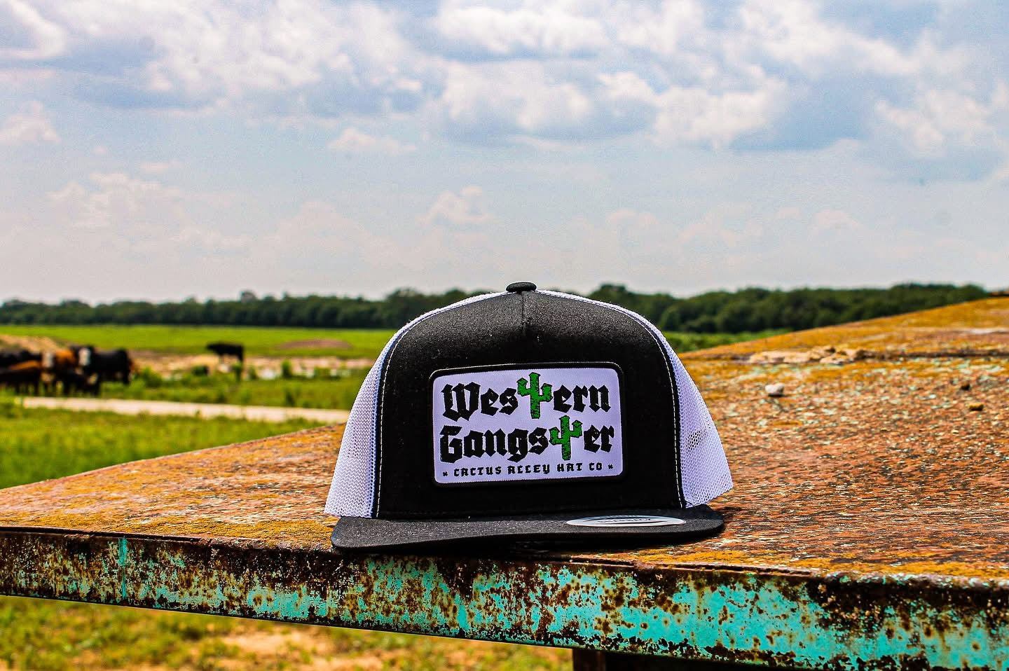 Western Gangster Mesh Snapback