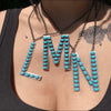 Massive “N” Necklace- Emerson Thompson