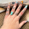 Tyrone Turquoise Ring – Size 5.5 By Running Bear