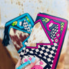 Pink Rocker Large Zippered Wallet