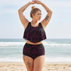 Hot Boots Plus Size Tankini