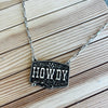 Western “Howdy Plate” Necklace 🤠✨