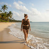 Brown Boots Plus Size Tankini
