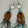 Whitewater Hand-Beaded Native Earrings