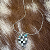 Cactus Check Necklace