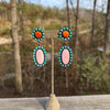 Tri-Stone Statement Dangles