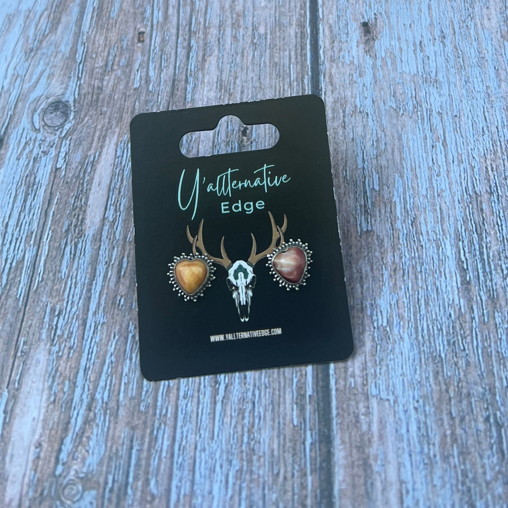 Spiny Oyster Heart Studs