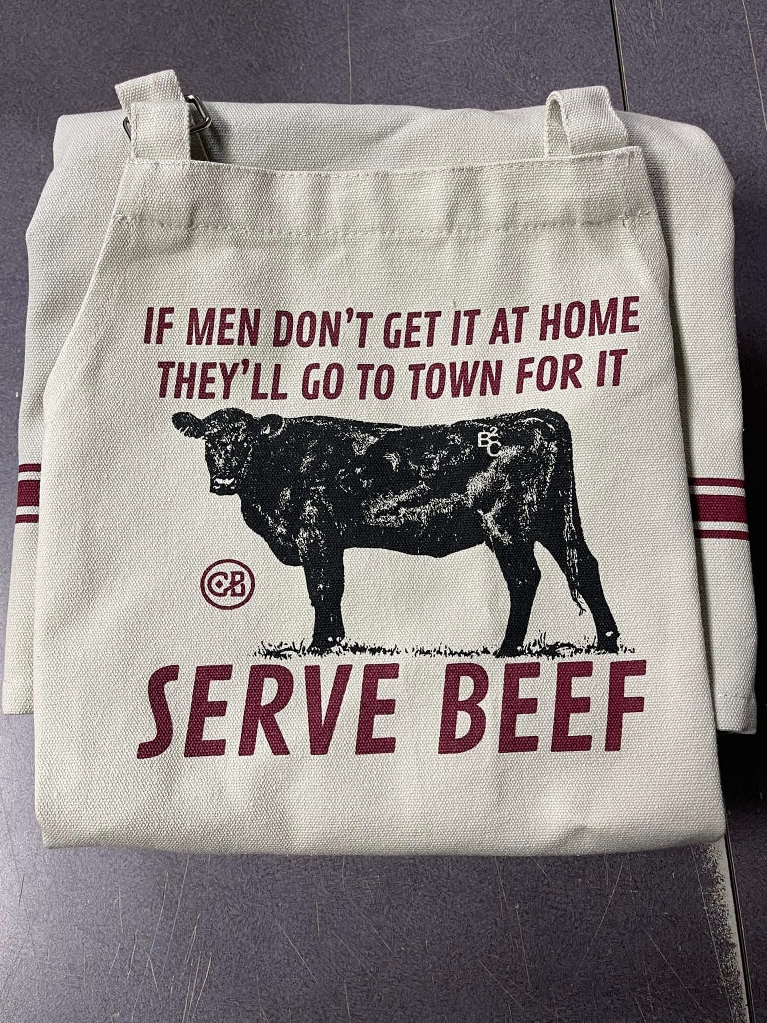 Serve Beef Apron