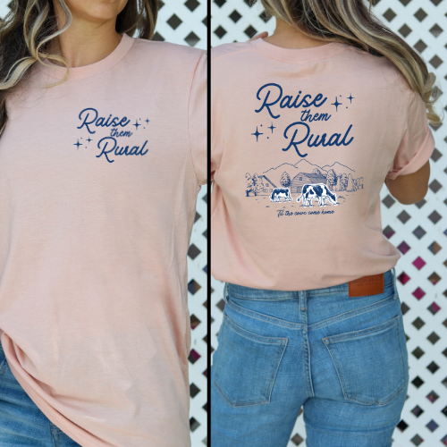 Raise Them Rural Vintage Tee (Women’s or Unisex)