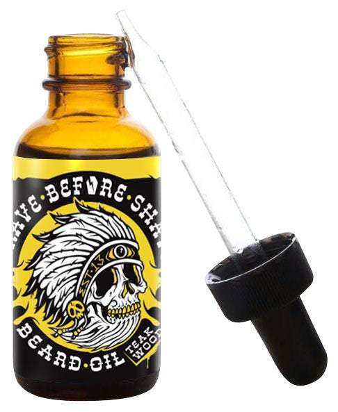 Grave Before Shave Beard Oil: Teakwood Blend