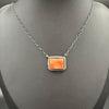Orange Spiny Oyster Necklace – Sterling Silver
By Scott Skeets