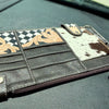 Blacktop Boss™ Cowhide Leather Visor Organizer | Western Car & Truck Storage Organizer