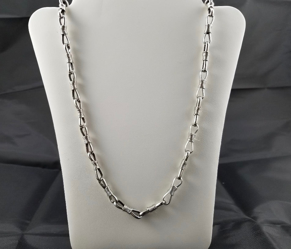 Native Handmade Chain, Sterling Silver- Heavyweight Twist