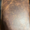 Longhorn Leather Hand Tooled Western Portfolio with Zipper Close