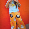 She's So Lucky Wide-Leg Satin Pants