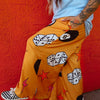 She's So Lucky Wide-Leg Satin Pants