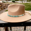 Turquoise & Arrow Hatband: Whiskey Bronze