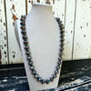 James McCabe Mercury Dime & Turquoise Statement Necklace