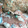 Handmade Sterling Silver Kingman Turquoise Longhorn Watch Charm