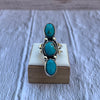 Triple Stone Kingman Rings by Priscilla Reeder