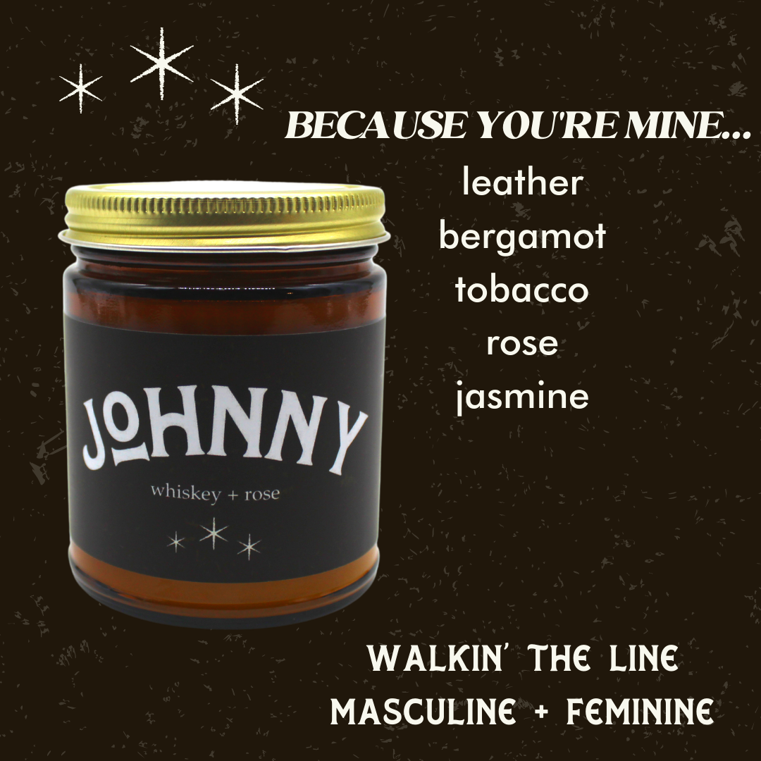 Nashville Candle Company - JOHNNY ┃WHISKEY + ROSE