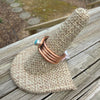 Copper, Sterling & Sleeping Beauty Ring- Yolanda Skeets