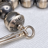 Sterling Silver Handmade Navajo Pearl Necklace- 20" 8mm Round Pearls by Bryanne Hallwood
