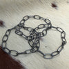 Handmade Oxidized Sterling Twist Chain Bracelet