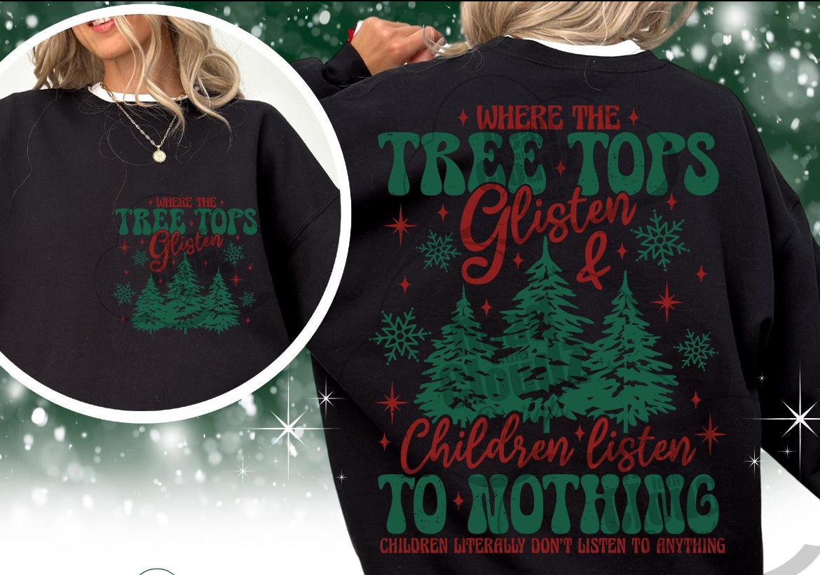 Santa Said You Ain’t Gettin S*it Crew- Choice of Color!