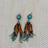 Whitewater Hand-Beaded Native Earrings