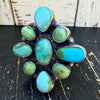 Sonoran & Whitewater Turquoise Cluster Ring – Wilson Dawes-Adjustable