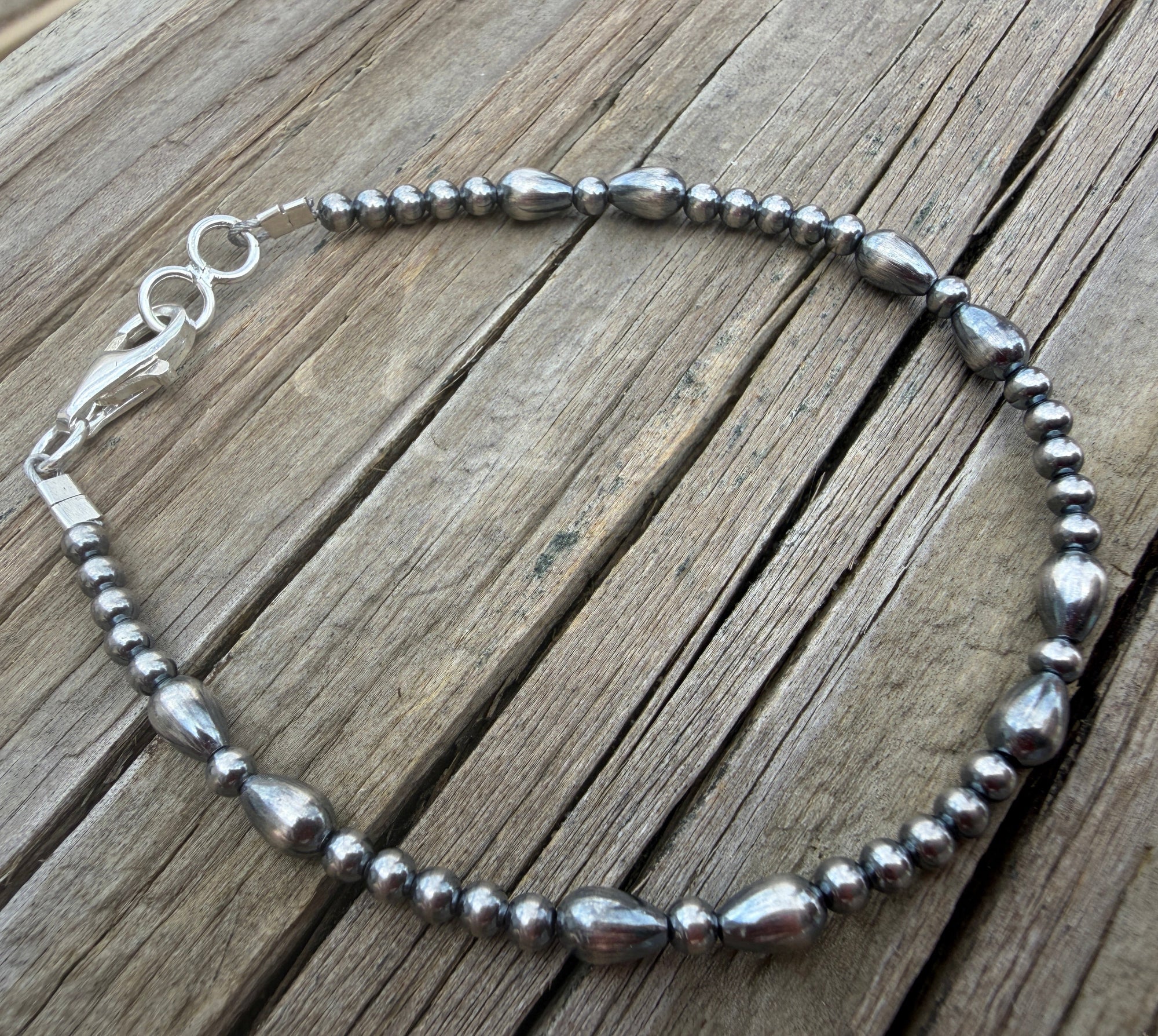 3–4MM Sterling Pearl Bracelet – 7.5”