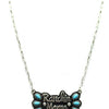 Western Ranchin Mama Turquoise Necklace