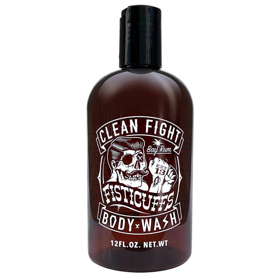 Fisticuffs Bay Rum Body Wash 12 Oz. Bottle: Bay Rum