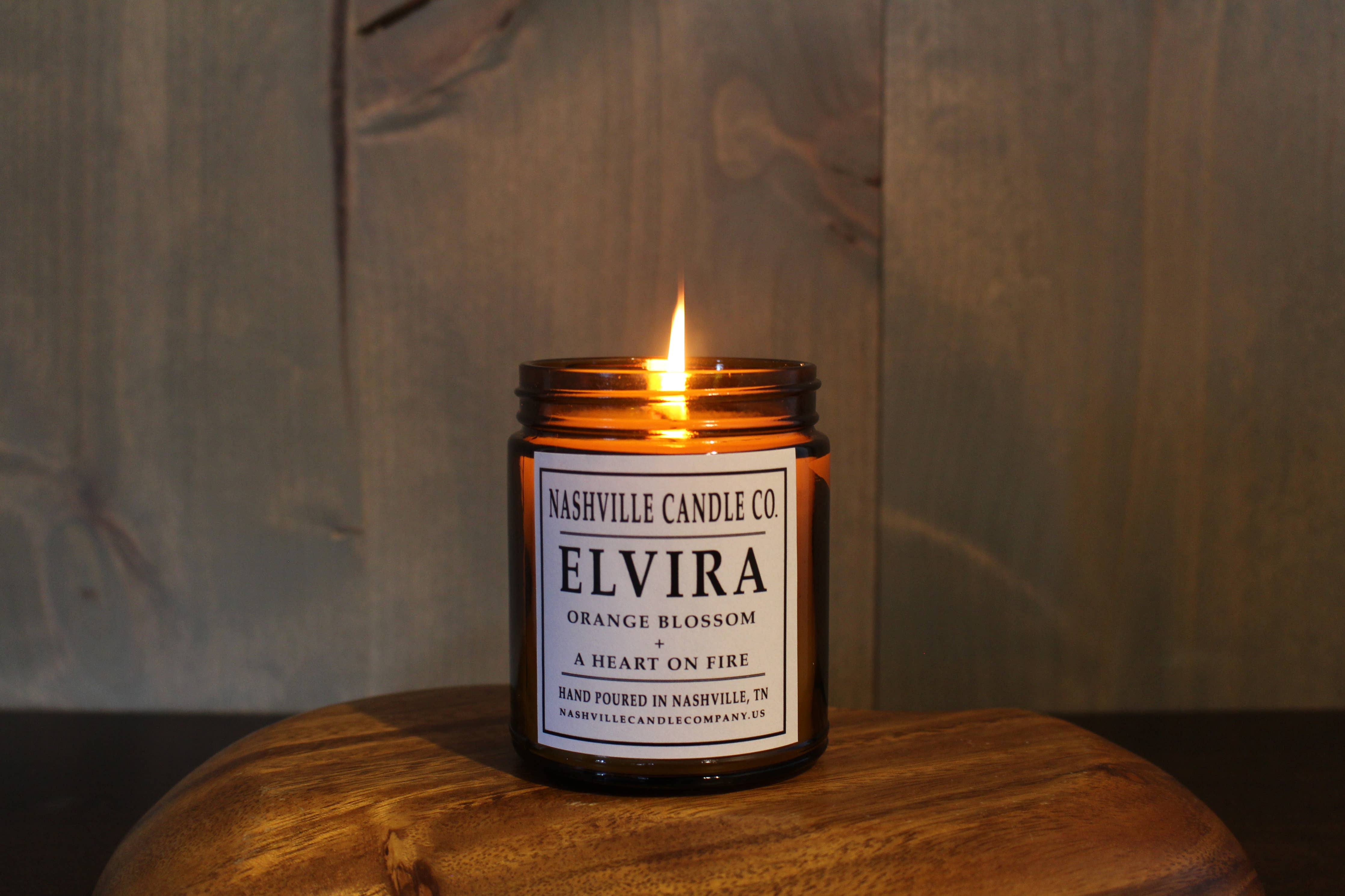 Nashville Candle Company - Elvira │Orange Blossom + A Heart on Fire