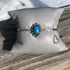 Kingman Turquoise Starburst Cuff- Mike Smith