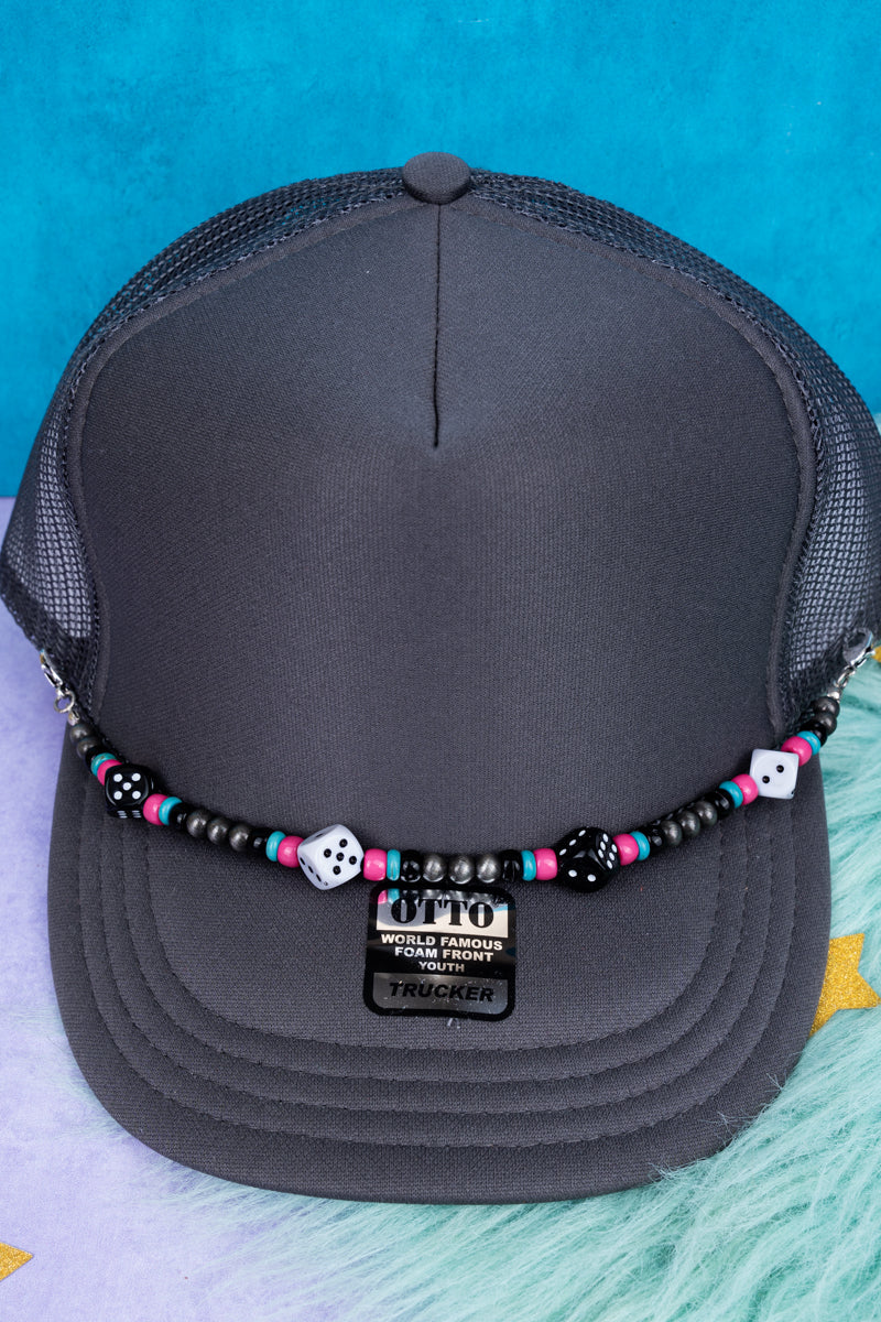 Navajo Pearl & Dice Hat Chain