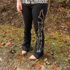 Lucky & Blessed Black Boot Stitch Jeans