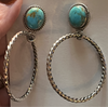 Hada Collection Kingman Turquoise Earrings