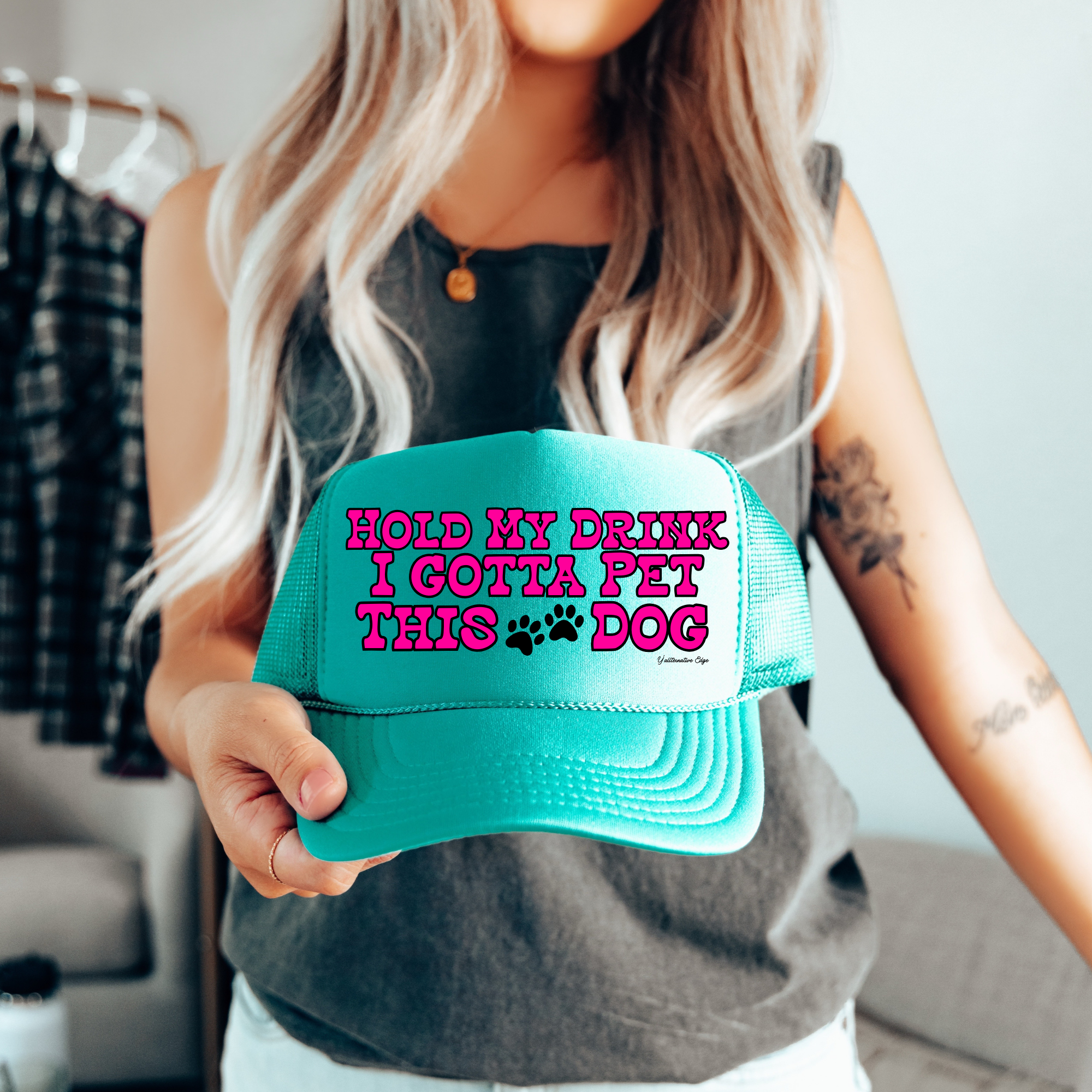 Hold My Drink-Turquoise