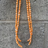 Terracotta Freshwater Pearl & Navajo Finished Pearl Choker