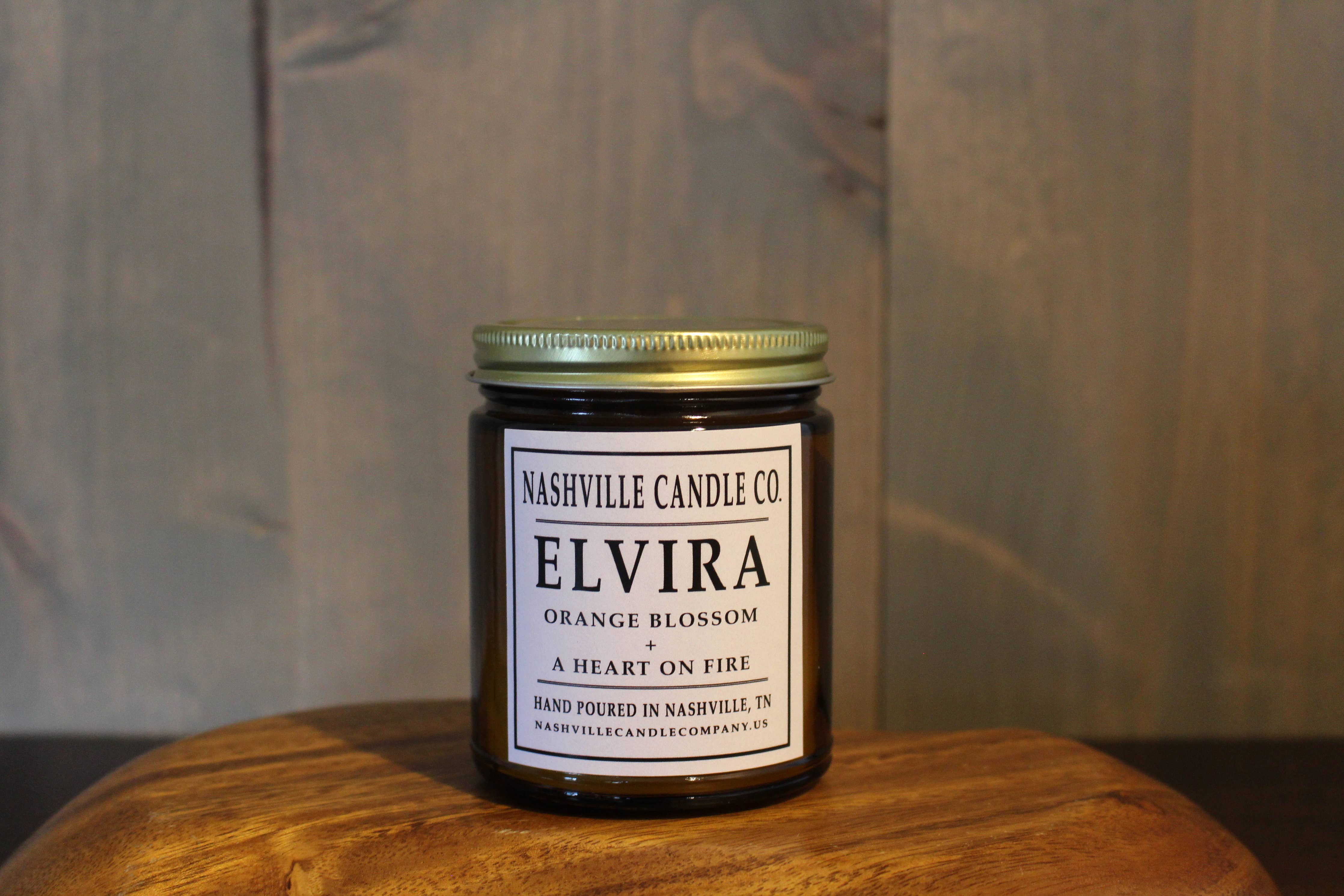 Nashville Candle Company - Elvira │Orange Blossom + A Heart on Fire