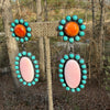 Tri-Stone Statement Dangles