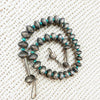 James McCabe Mercury Dime & Turquoise Statement Necklace