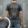 Man In Black Tee-Basic or Comfort Colors