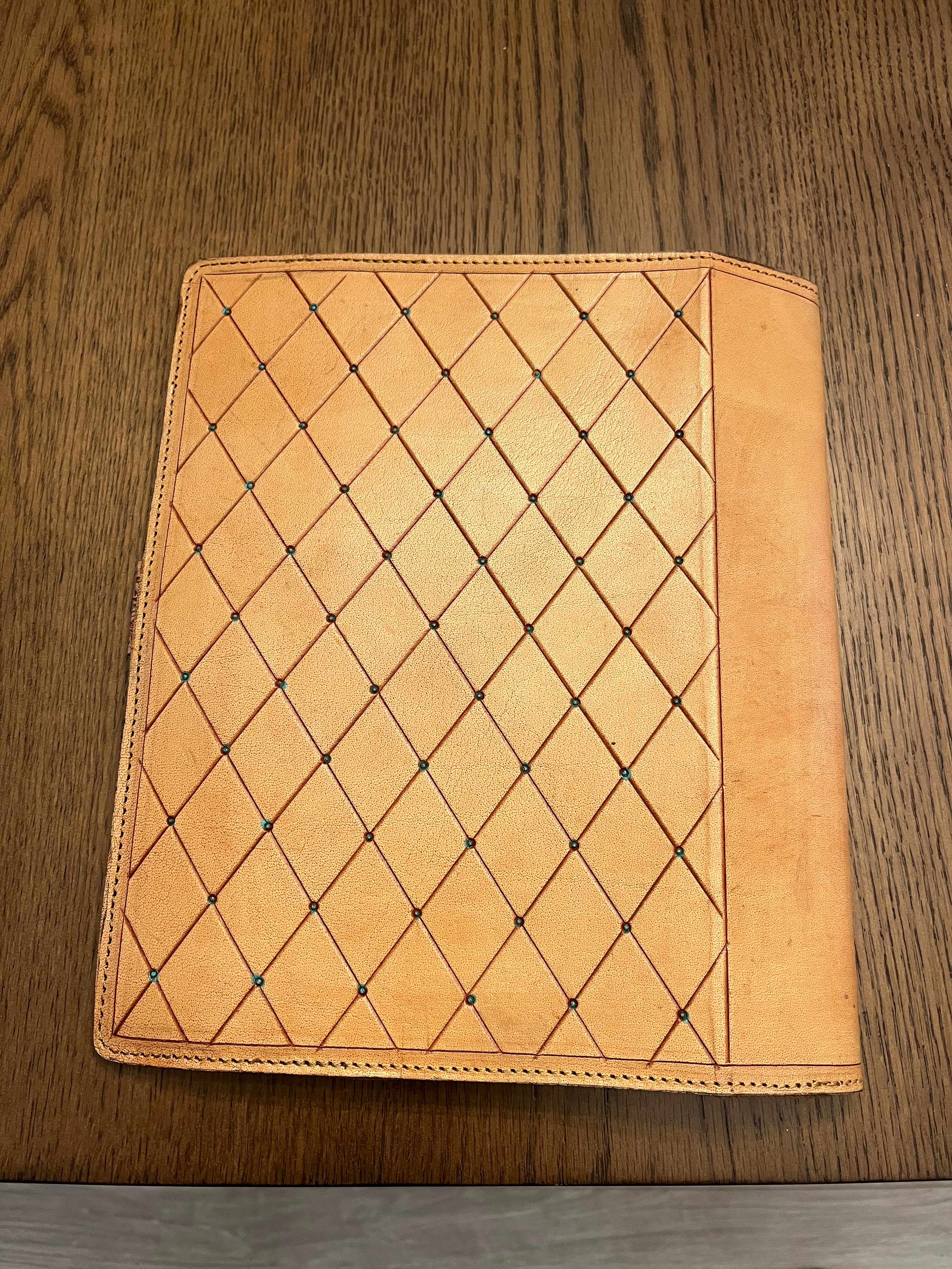 Tooled Cowhide Bible Cover