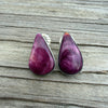 Purple Spiny & Sterling Lariat Set- Kyla