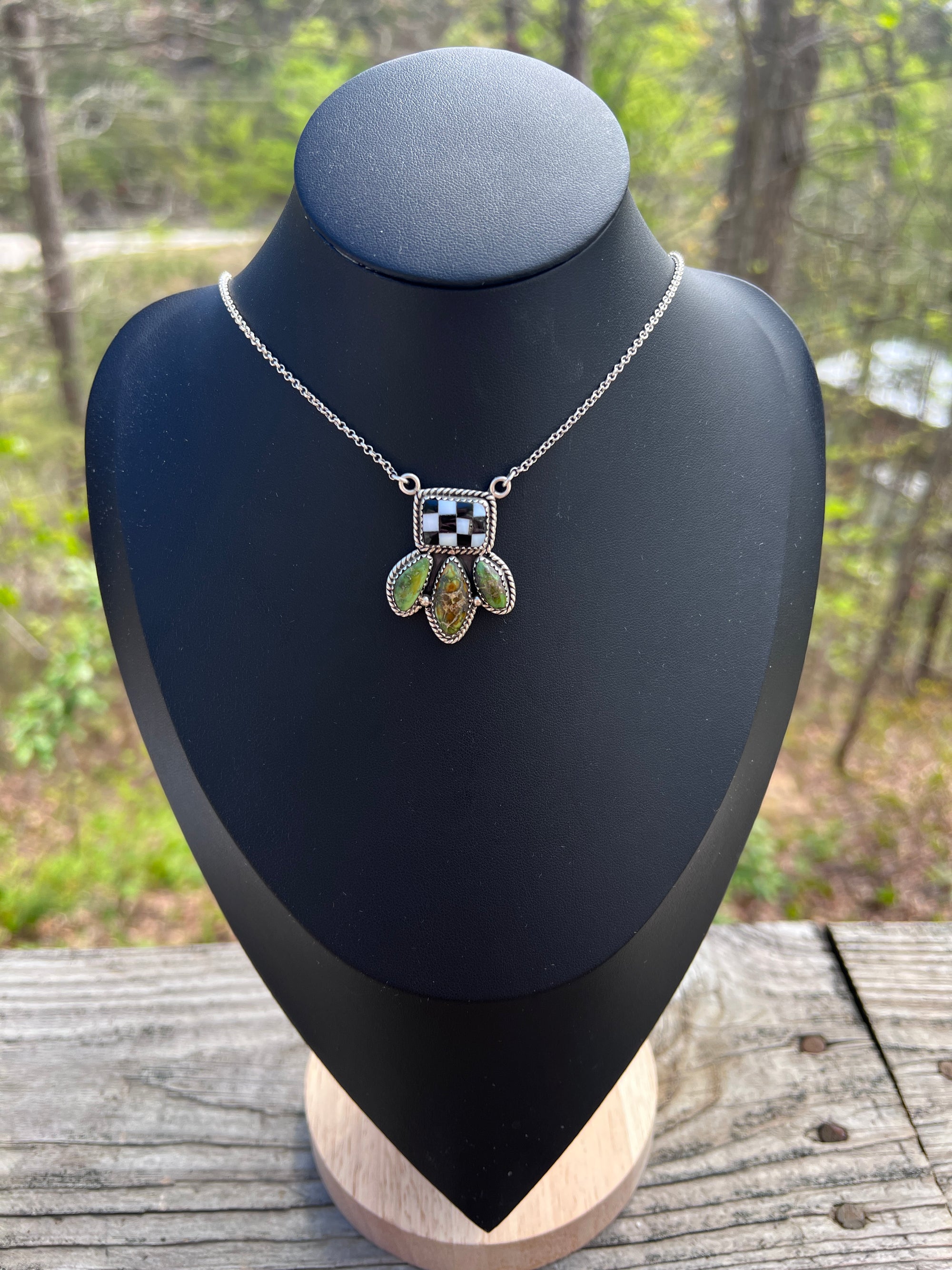 Sonoran Gold Checked Necklace