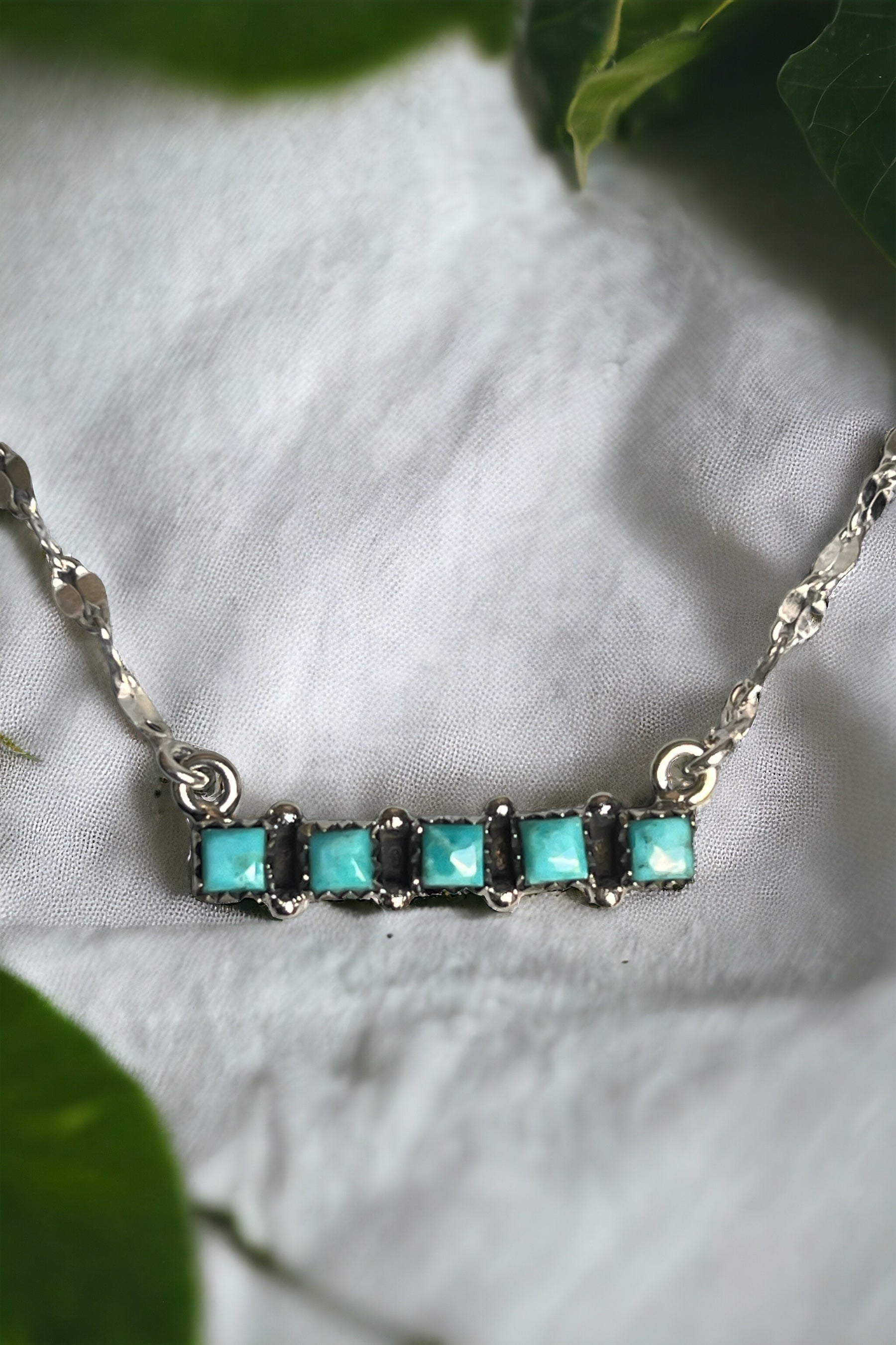 Radiant Quintessence Sterling Silver & Mohave Turquoise Necklace